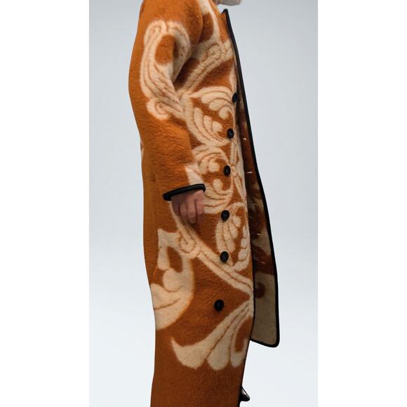 Carleen 100% Wool Blanket Coat – Size XS (NWT, One of a Kind) - Picture 4 of 8